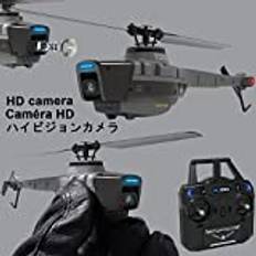 Fjärrkontroll återförande flygplan upprätthåller höjd aerobatisk flygning med positionering HD-kamera LED-ljus RC enkel propeller No-Aileron flygplan helikopter stabil flygning 4-kanals 6-axlad gyros