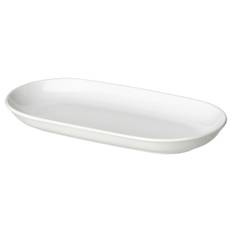 IKEA - GODMIDDAG serveringsfad, hvid, 36x22 cm