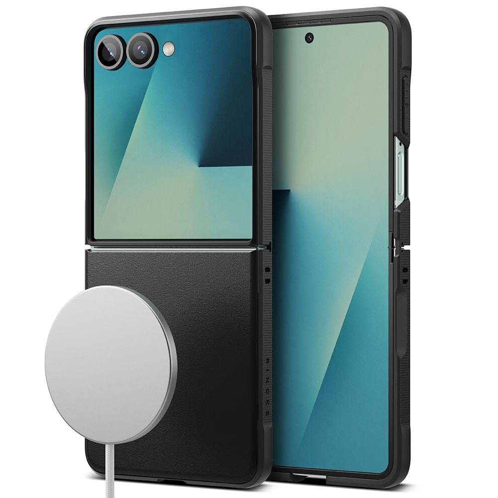 Ringke Onyx Magnetiskt MagSafe-fodral för Samsung Galaxy Z Flip 7 - Svart