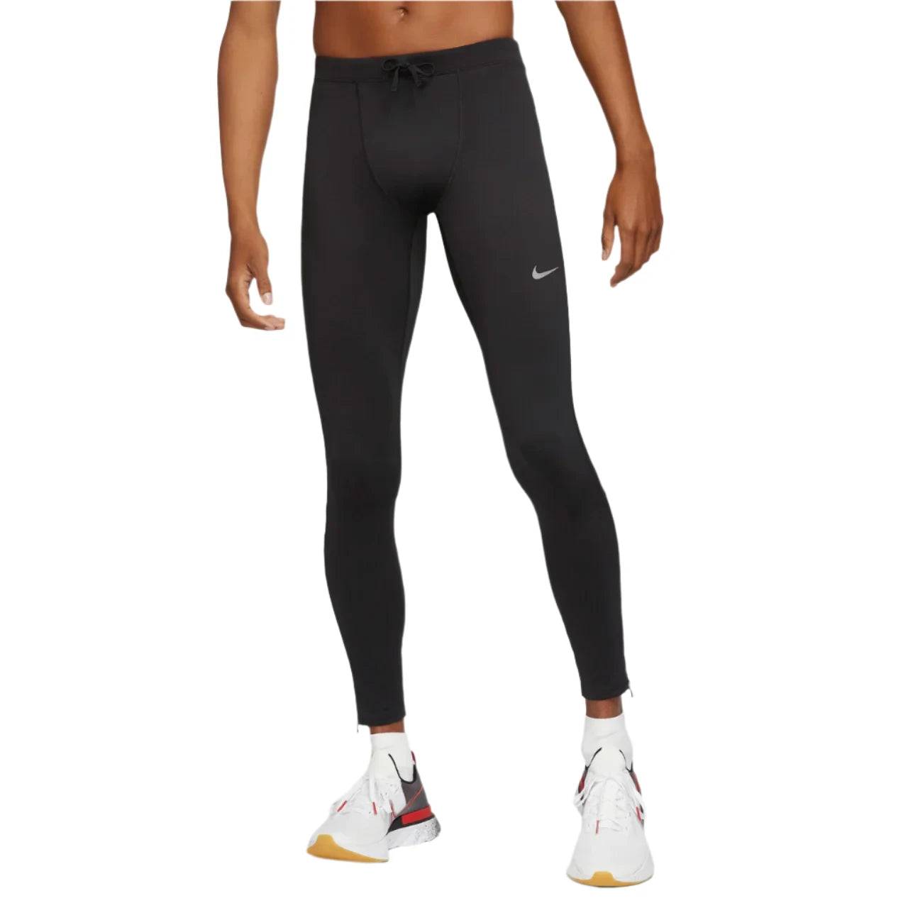 Challenger Running Tights, Herre, Black/Reflective Silver - XL