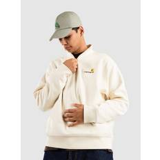 Carhartt WIP Half Zip American Script Tröja - natural - XL