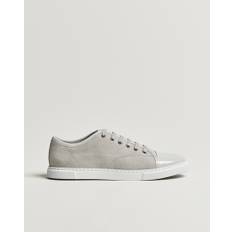 Lanvin Womens Patent Cap Toe Sneaker Powder Gray