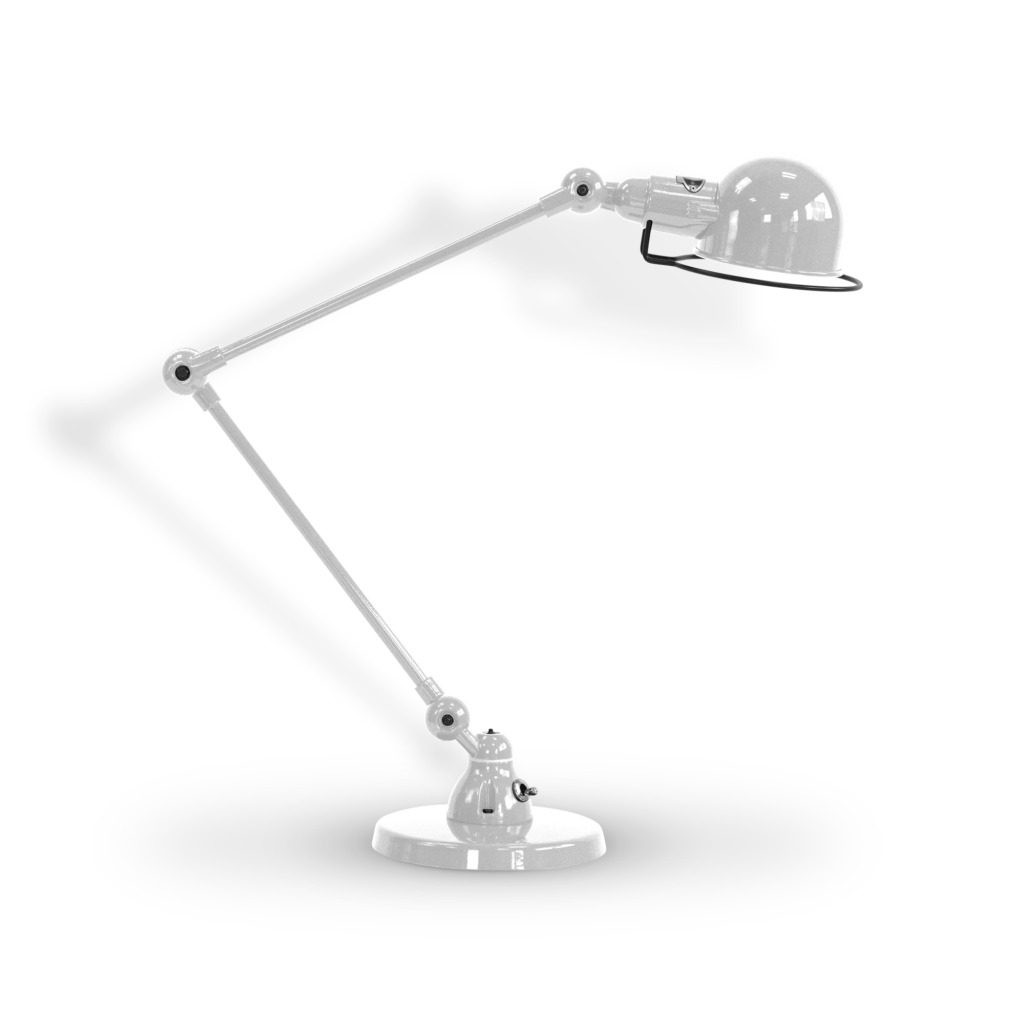 Signal SI333 bordlampe fra Jieldé - Silver grey / Blank