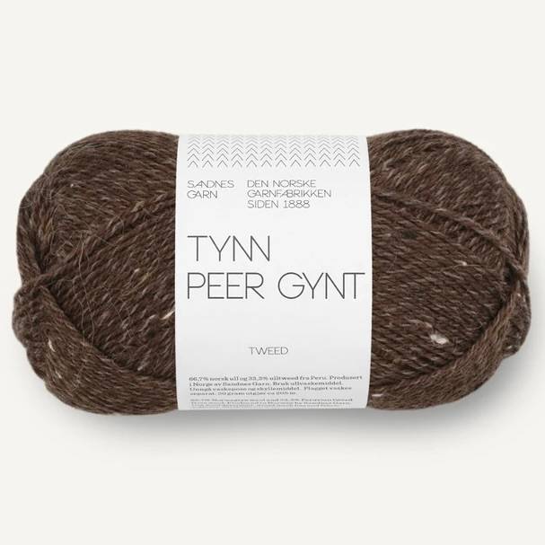 Tynn Peer Gynt Dark Brown / Brown Tweed 3085