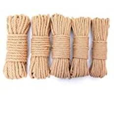 Kattträd DIY Sisal Rope Cat Scratching Post Toy Cat Climbing Tree Replacement Rope Desk Legs Binding Rope for Cat Sharpen Claw (Diameter : 5mm, Size : 100 meter)