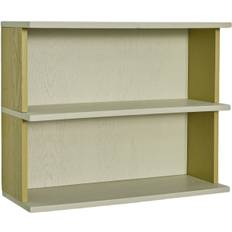 Hübsch Pep Reol Gul/grå Grå,Khaki Str 50x19xh40cm - Hylder hos Magasin