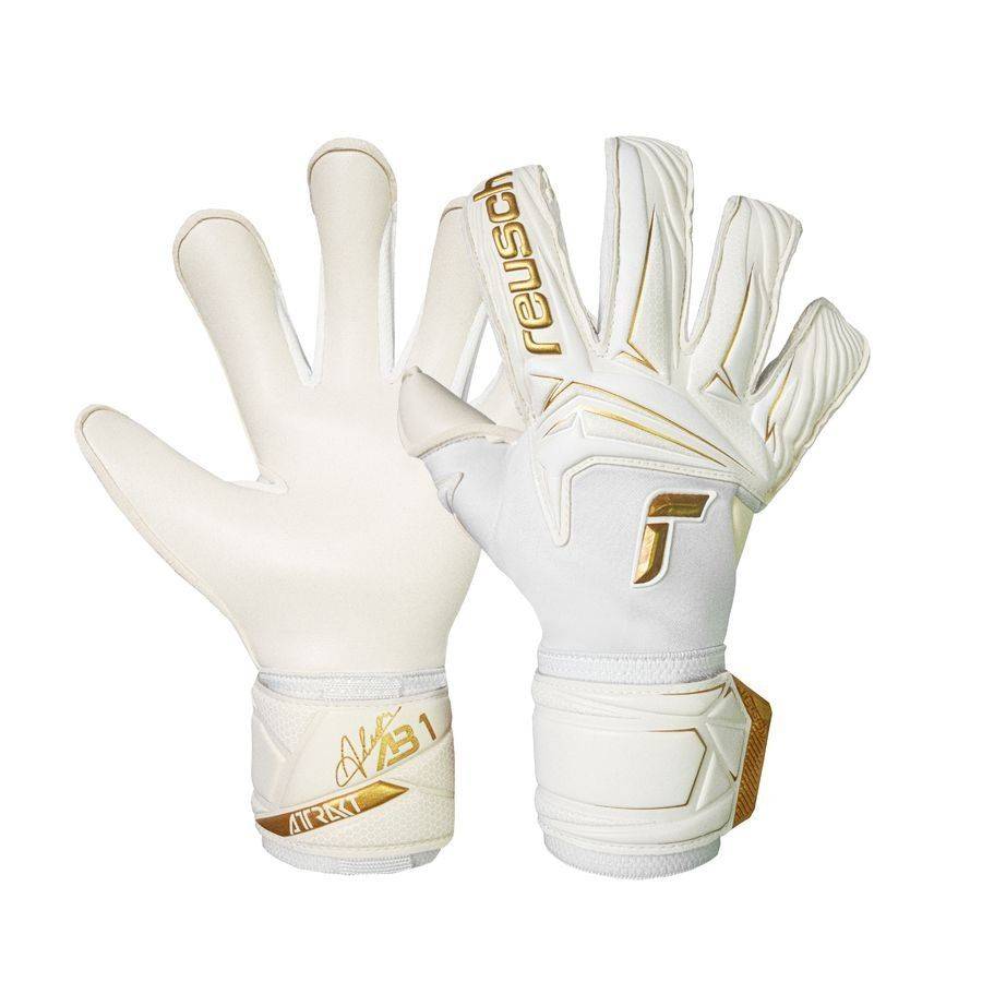 Reusch Målvaktshandske Attrakt Duo Alisson - Vit/Guld - ['Vit'] (9½)