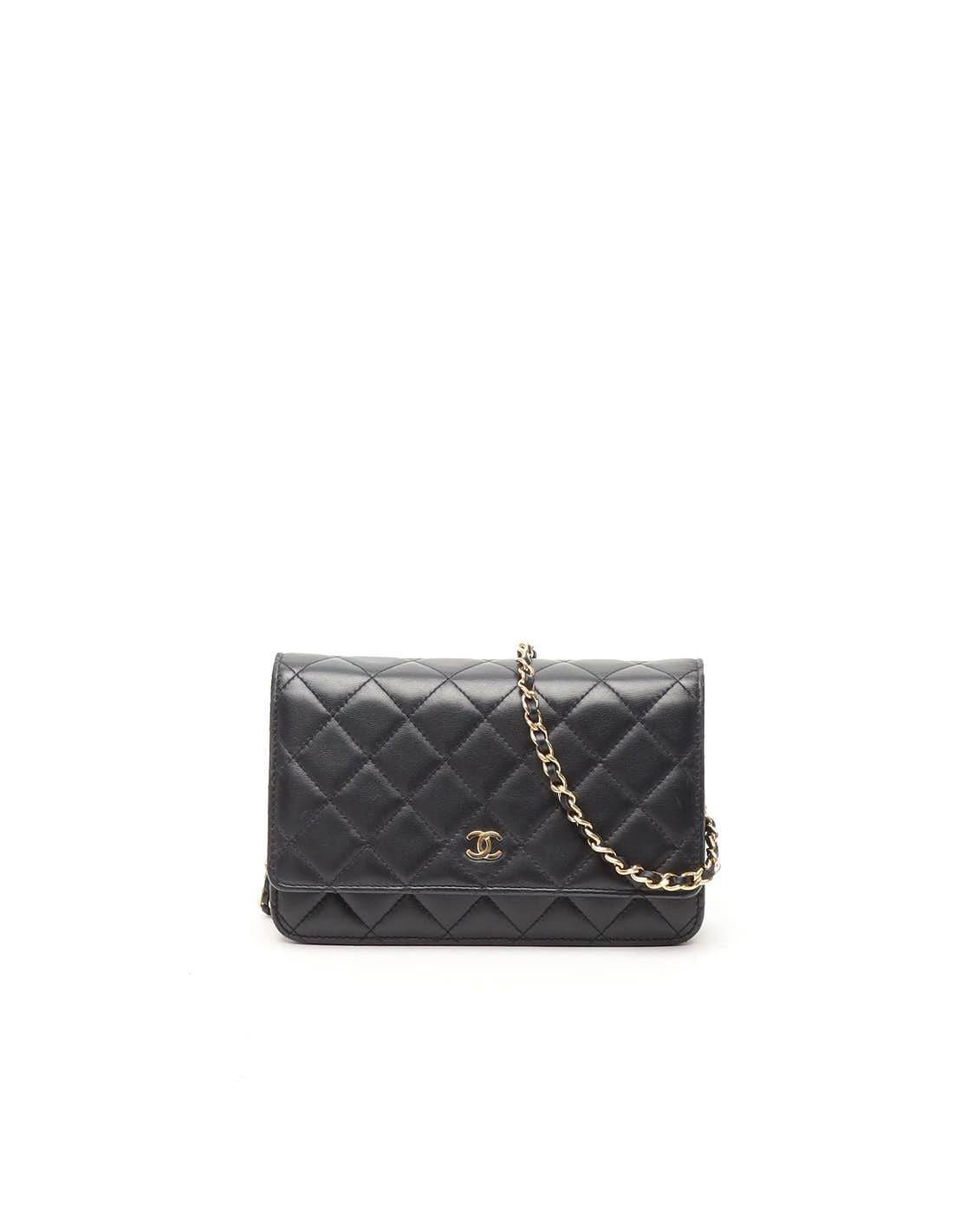 Chanel CC Wallet on Chain Bag - Black - One Size