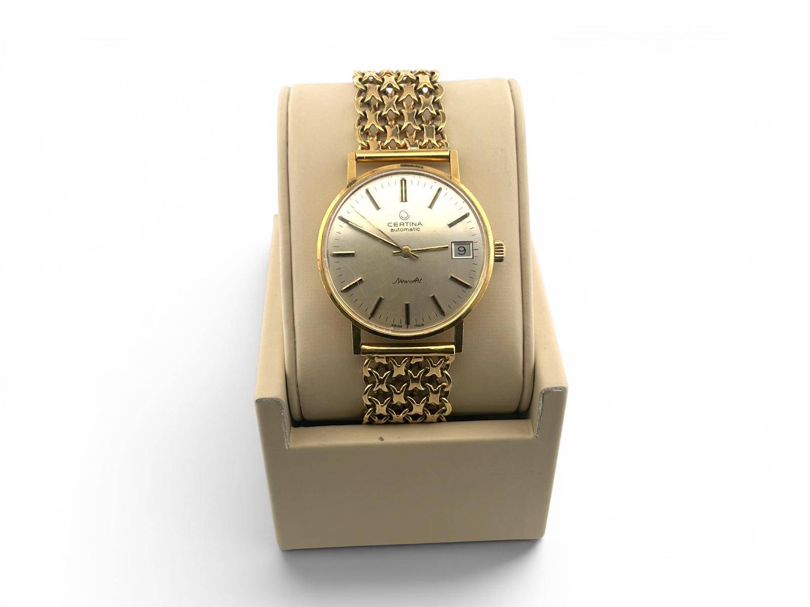 18K klocka Certina 68,3 gram 20cm