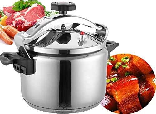 GHKWXUE Induktionshäll pressur cooker 9l rostfritt stål 304 stor kapacitet familj tryckkokare lämplig för alla typer av kokplattor bekymmersfri tryckkokare för hemkök
