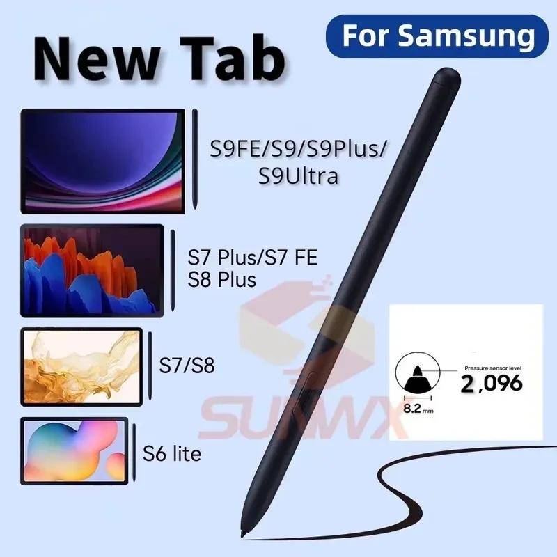 Surfplatta Penna Stylus Pekpenna S Pen för Samsung Galaxy Surfplatta Tab S8 S9 S9FE S7 FE S6 Lite S7+ S8+ Pekpenna Utan Bluetooth