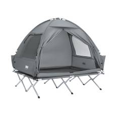 SoBuy 3-i-1 Campingseng Telt til 2 personer med lampekrog