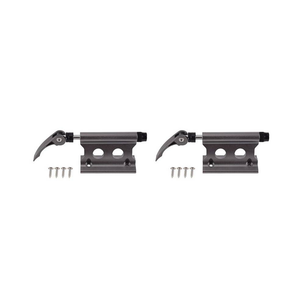 2X Bike Fork Mount Bicycle Truck Bed Roof Bike Rack Bike Fork Mount Block Truck Mount for MTB Road Bike Silver
