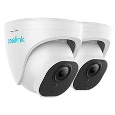 Reolink PoE-övervakningskamera 5MP Super HD med person-/fordonsdetektering, IP-kamera med microSD-kortplats, ljud, IP67 vattentät, 30 m IR-nattseende, RLC-520A 2-pack