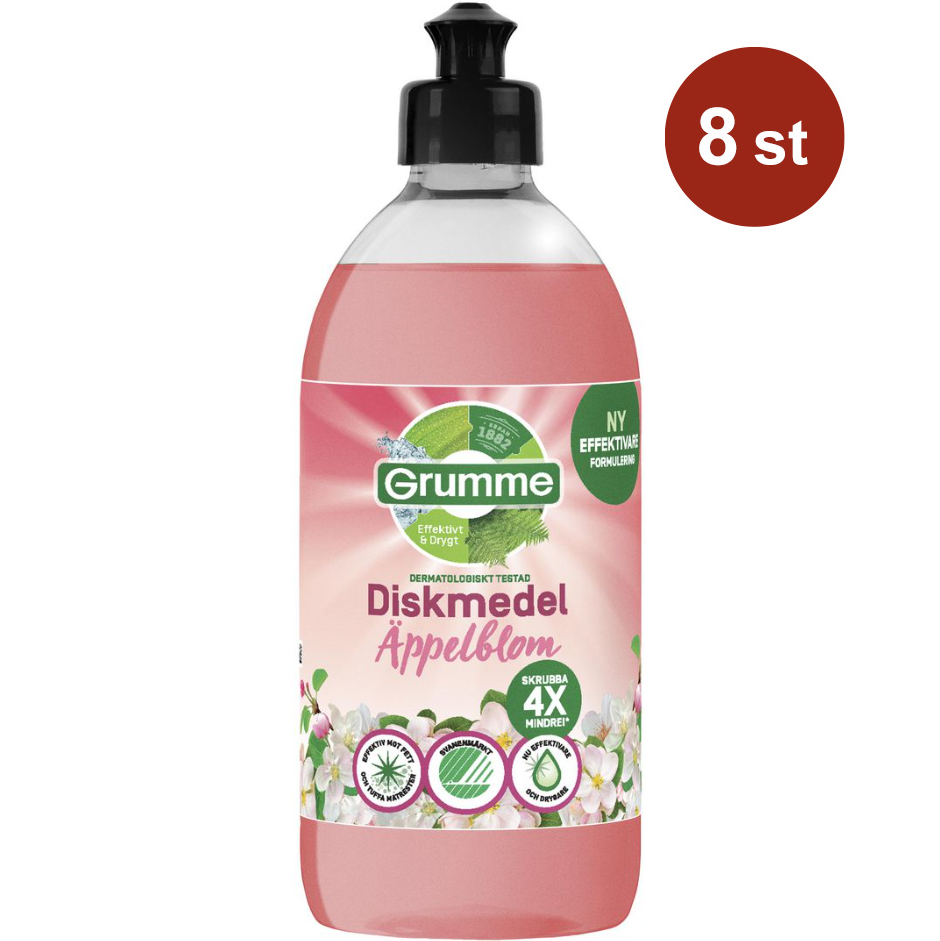 Diskmedel Grumme Äppelblom 500ml