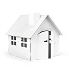 FOLDZILLA Playhouse XXL 1,2 x 1,15 x 1,13 m Made of cardboard Wendy house - Playhouse white