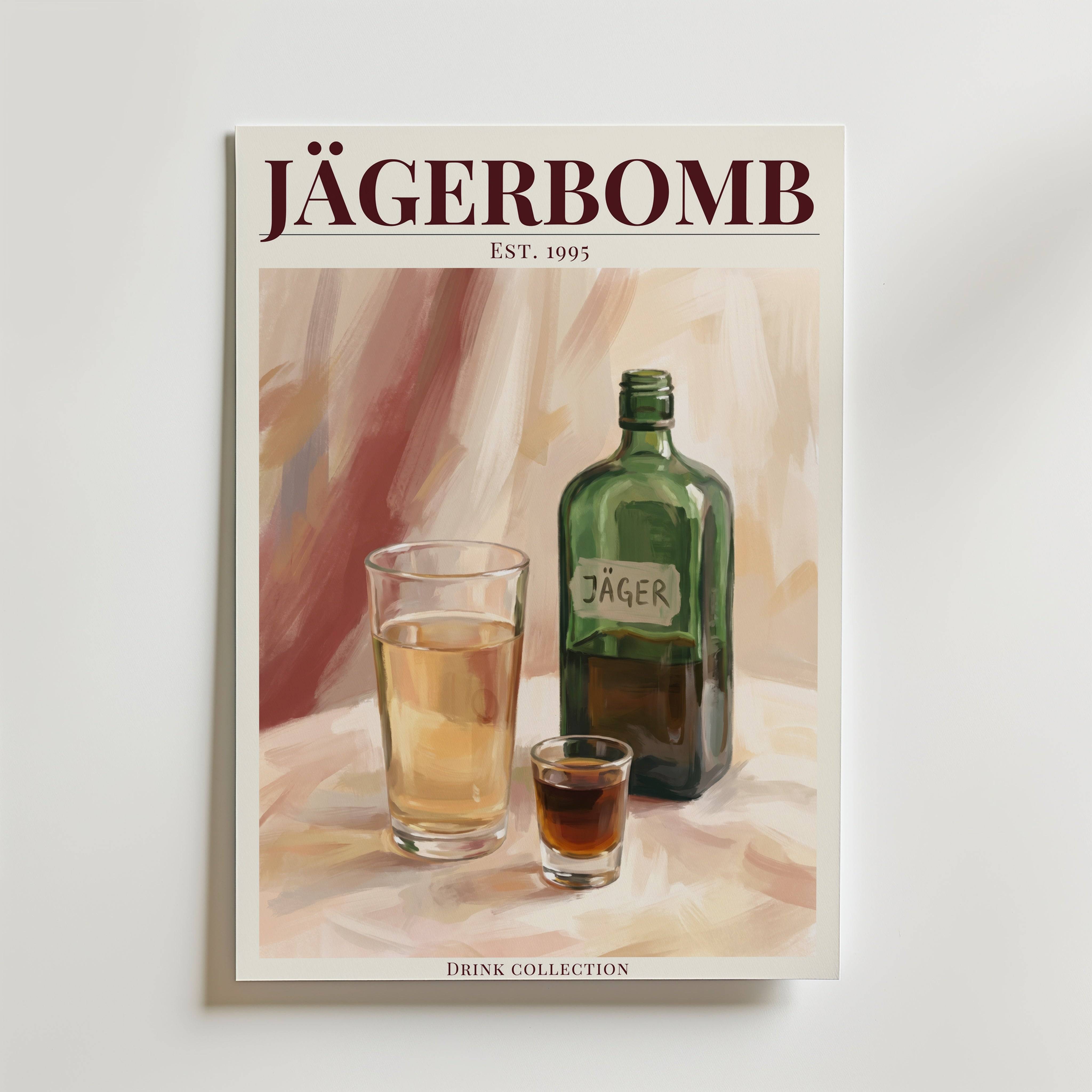J�gerbomb Poster - Premium Canvas 30x40 cm