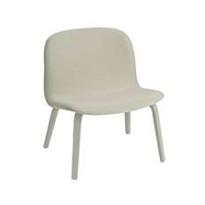 Muuto Visu loungefåtölj klädd stol Balder 912-Dusty green - Beige