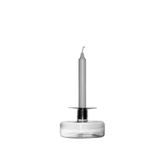 Skrufs Glasbruk - Halo Ljusstake Liten / Klar - Ljusstakar - Carina Seth Andersson - Transparent