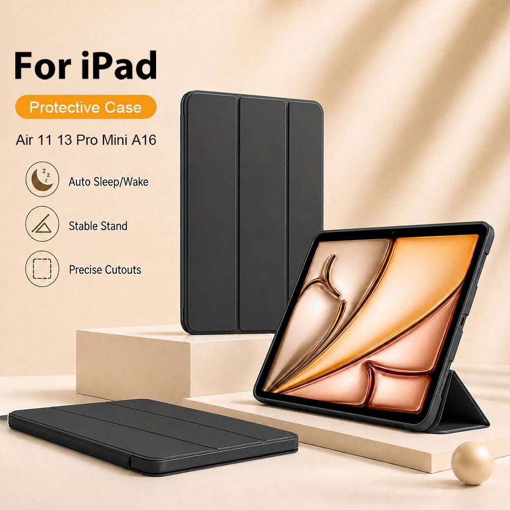 For iPad Case Air 11th M4 M3 M2 4 5 A16 2026 10 9 10th 9th Generation Pro 13 11 M5 12.9 Funda For ipad Mini 6 7 Protective Cover