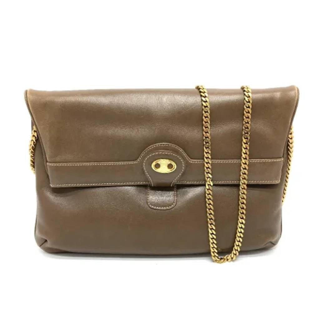 Celine Vintage Pre-owned Laeder celine-tasker - Vintage - Dame - Brun - ONE SIZE - Uld
