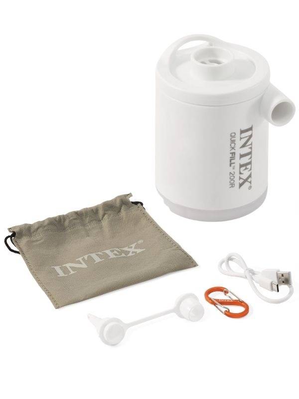 Intex QuickFill kompakt USB luftpumpe til pool og luftmadras