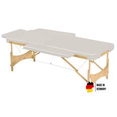 Transportabel Klangmassagebriks Standard Pro - 202 x 80 cm. Hvid
