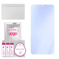 apgo Ultra-Clear 9H Hybrid protective glass compatible with TP-Link Neffos X20, flexible nano glass, great replacement for tempered glass, scratch-res