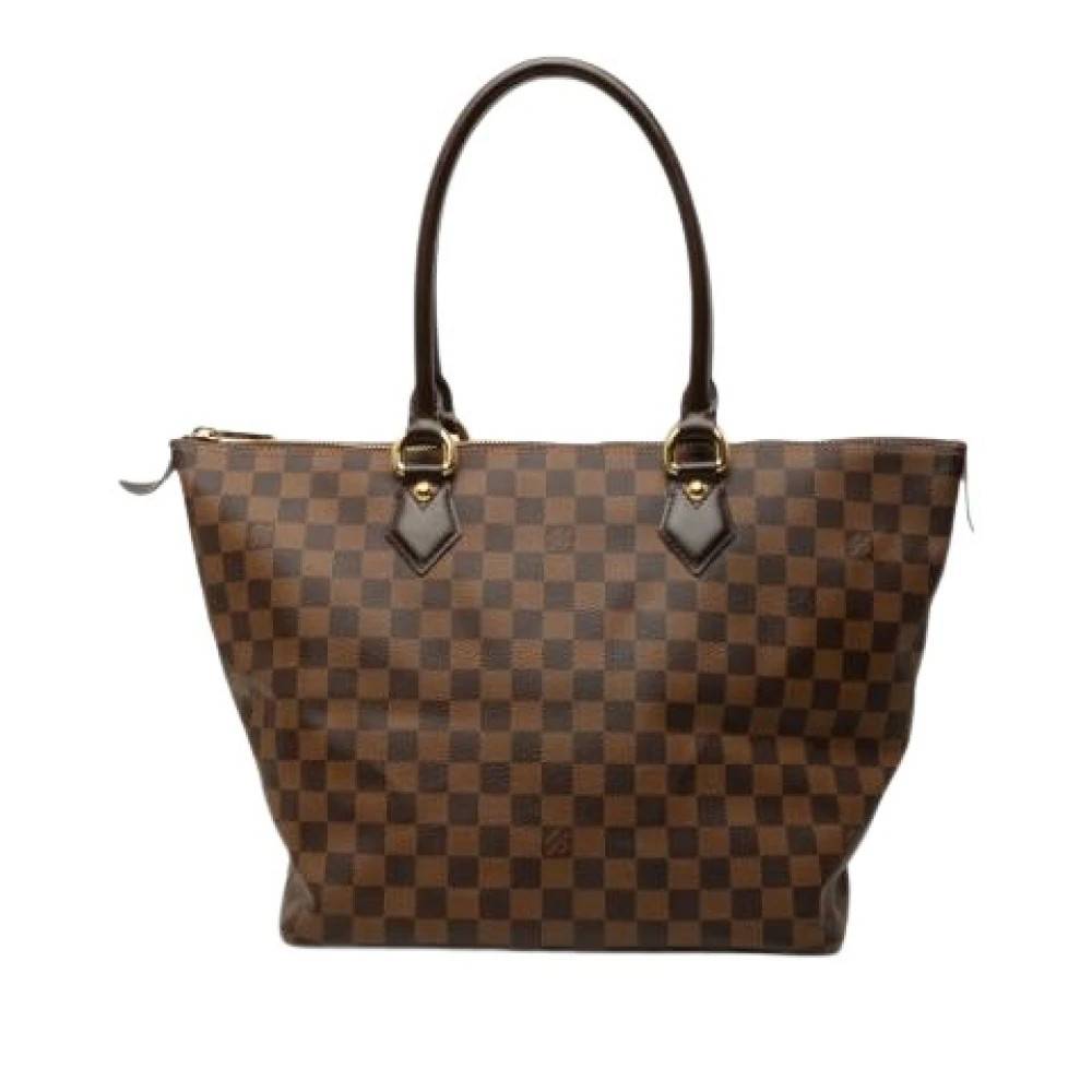 Louis Vuitton Vintage Pre-owned Saleya MM Tote Bag - Vintage - Dame - Brun - ONE SIZE - Læder