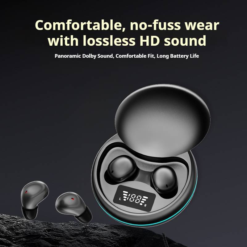 Y20 Wireless Sleep Earbuds Bluetooth 5.4 In Ear Small Sleeping Sport Headphones TWS Mini Invisible HIFI Stereo Headset