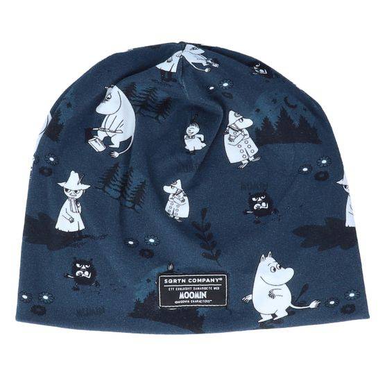SQRTN - Blå traditionalbeanie Beanie - Kids Mumin Forrest Petrol Beanie @ Hatstore