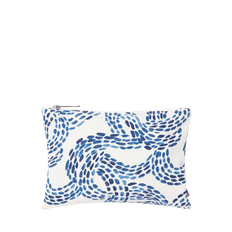 Lexington Three Mile Organic Cotton Printed Clutch Bag Plånböcker & fodral Dam Blå ONESIZE