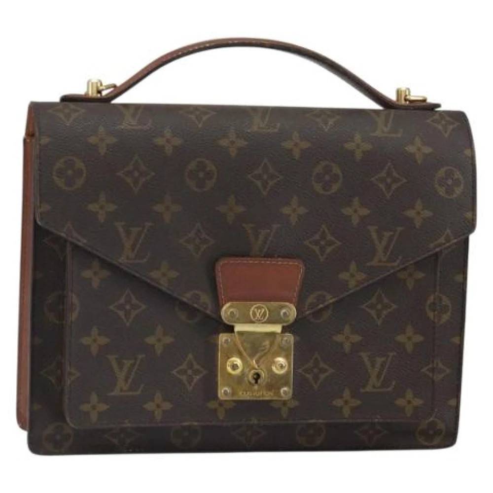 Louis Vuitton Vintage Pre-owned Hand Bag - Vintage - Dame - Brun - ONE SIZE - Uld