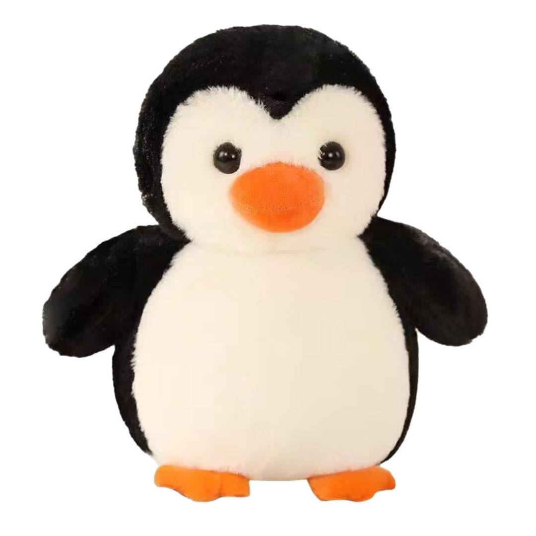 rund pingvin gosedjur fluffig kropp lugnande djur inredning söt perfekt som födelsedagspresent för barn eller din 22 cm Bedårande, leksak, kudde, kudde,