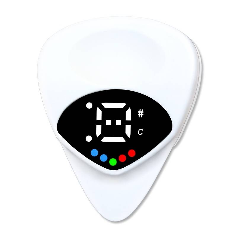 TEMU 1pc Portable Pick Tuner, Folk Guitar Tuner And Ukulele -one Pick Tuner, Temperament Multi-functional Pitch Tuner