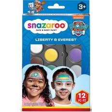 Snazaroo Ansigtsmaling Sæt - Paw Patrol - Liberty & Everest - 12 Dele