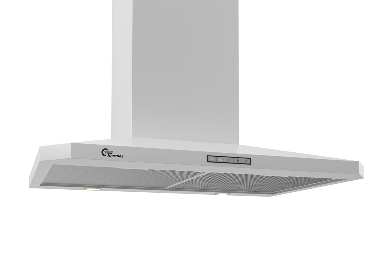 Thermex Central 787 vägg 70 cm vit, lägenhet timer Vit