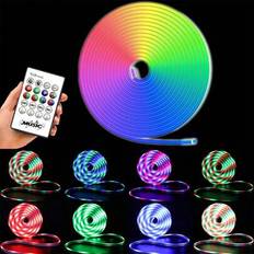 Multifunktionell Neon RGB 2835 Ljusremsa TV LED-bakgrundsbelysning, Gaming Desk RGB-lampa, Hålplatta Stämningsljus 5V USB TV LED-ljusremsa, Fjärrkontr (1m,3m,2m,5m,10m)