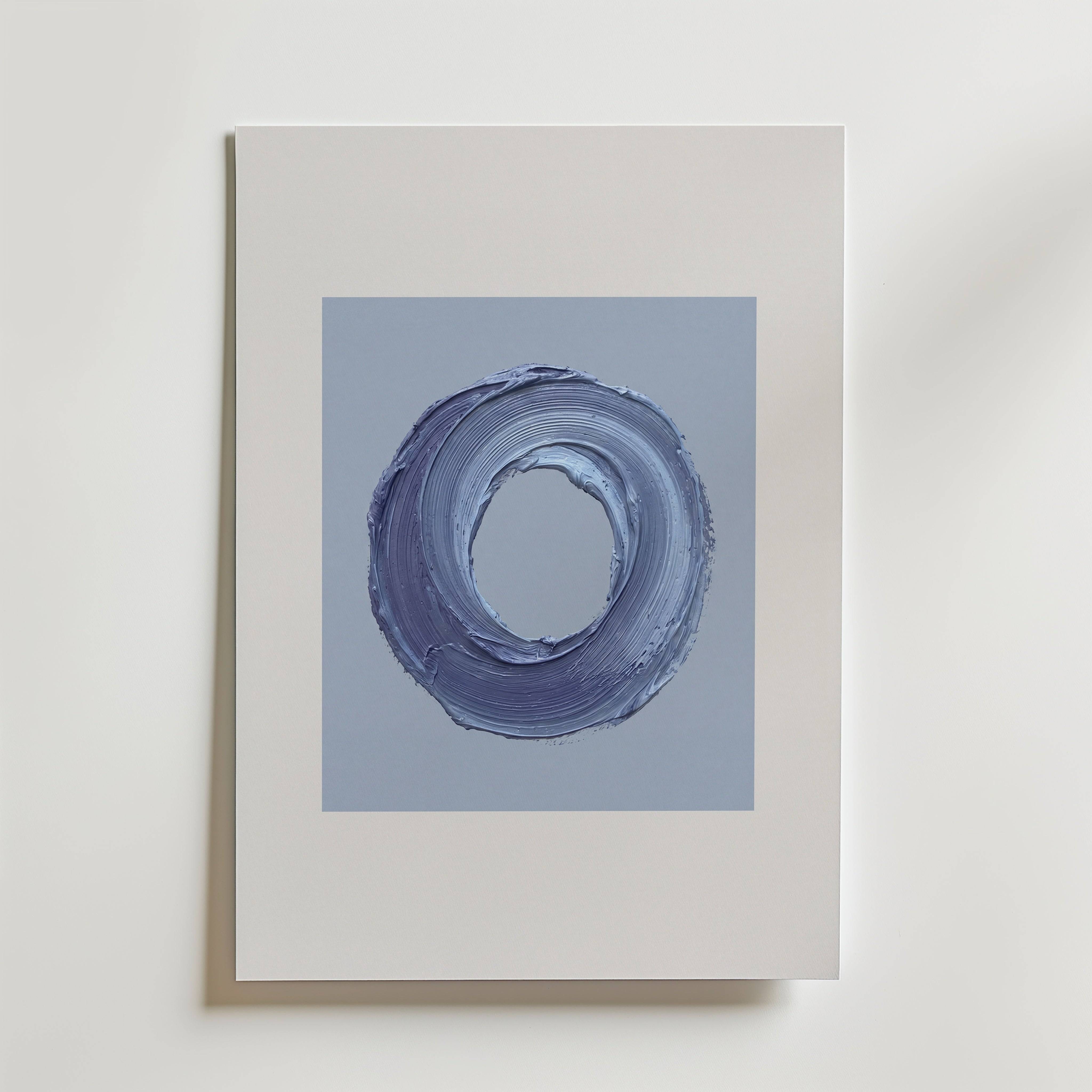 Denim Loop Poster - Premium Canvas 70x100 cm Utan passepartout