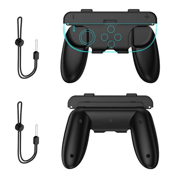 JYS 2 st Nintendo Switch 2 Joy-Con Grip Svart