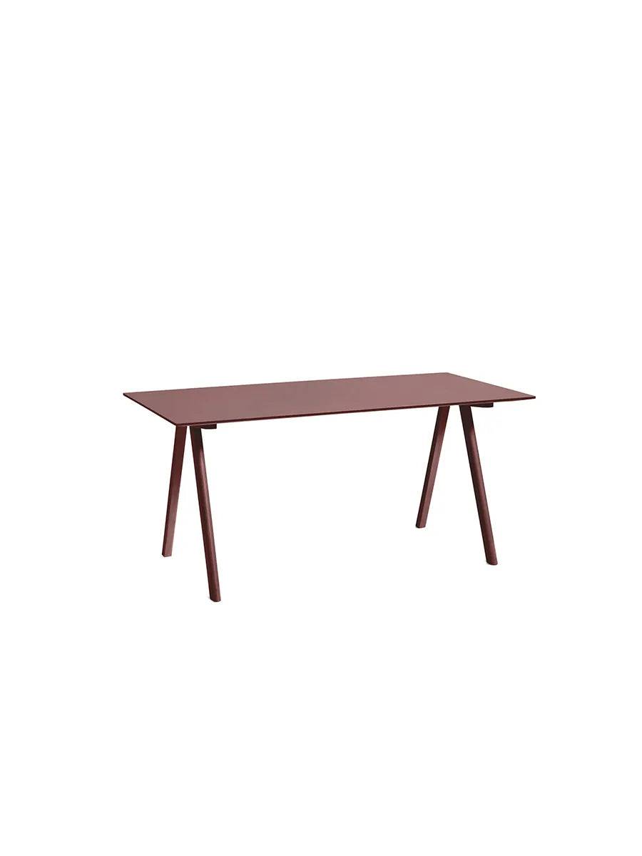CPH10 Skrivebord, 160 cm fra Hay Burgundy Linoleum / Bordeaux lakeret eg - Jacobsen Plus