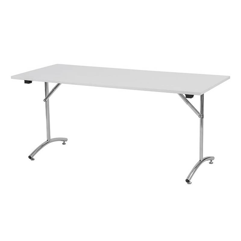 Foldy fällbord - flera utföranden (160x70 cm, Krom, Björklaminat)
