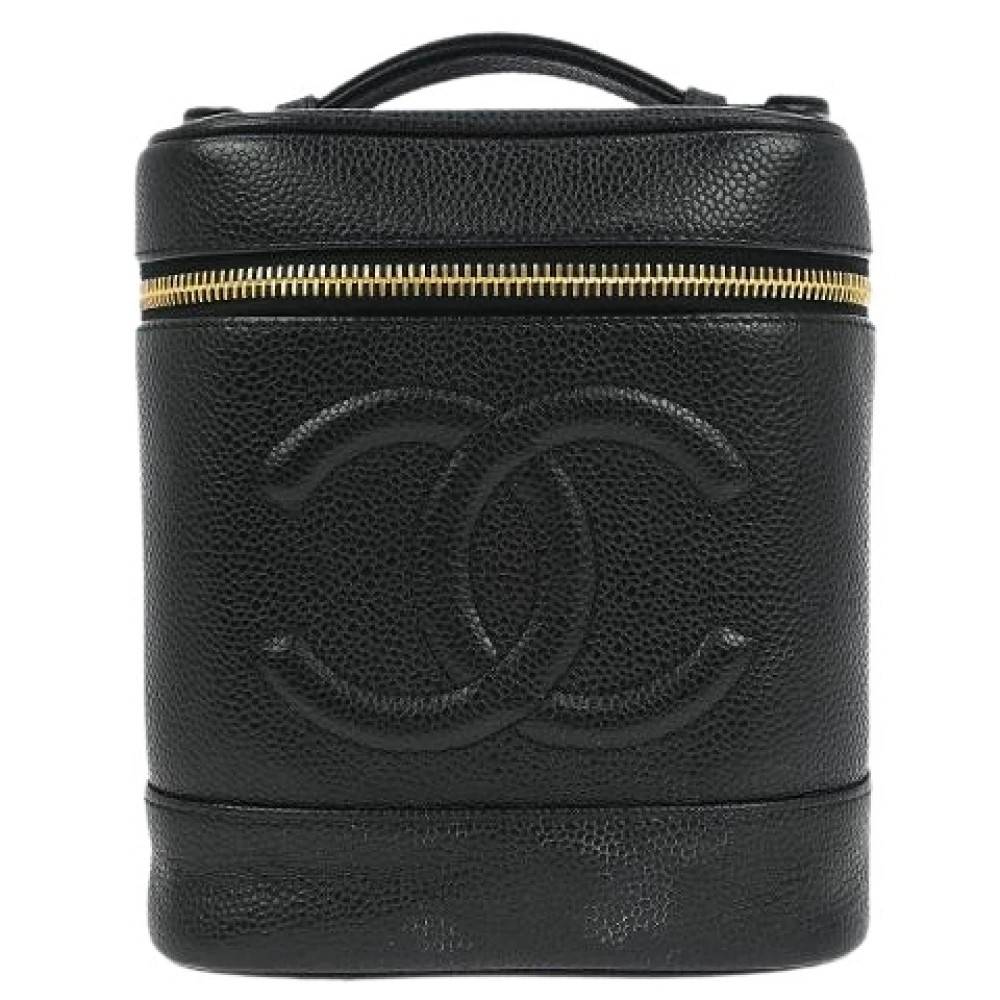 Chanel Vintage Pre-owned Vintage Læder Håndtaske - Vintage - Dame - Sort - ONE SIZE - Læder