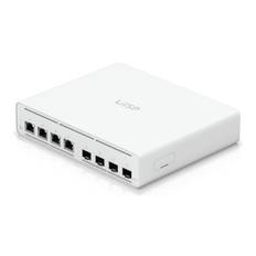 Ubiquiti UniFi UISP Switch Plus - Switch - managed - 4 x 2.5GBase-T + 4 x 10Gb Ethernet SFP+ - Desktop, an Rack montierbar, wandmontierbar - Passives PoE (160 W)