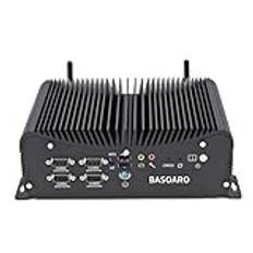 BASOARO Industrial Mini PC Win 10, Mini PC RS232 Core i5 8250U, 16G RAM 256G SSD, Gigabit RJ45 LAN, HD, VGA, GPIO, Fläktlös Mini PC, 2 RS232 COM, 4 RS485/422, Dual Band WiFi, BT