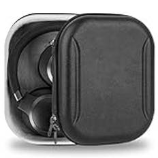 Geekria PRO Robust hörlursfodral kompatibelt med JBL TUNE 770NC/750/710BT, Live 770NC, hårt skal, hållbar, flerskiktsskydd resväska (svart)