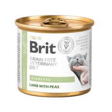 Brit Veterinary Diets Cat Can Diabetes 200 g