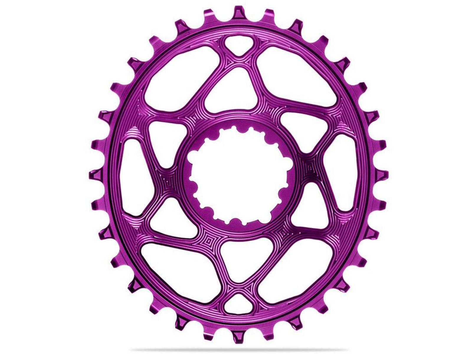 absoluteBLACK Kedjedrev Direct Mount (3-Bolt) Singlespeed 32T Lila | 3 mm offset | 1x10/11/12