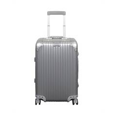 Håndbagage kuffert - Aluminiums kuffert - Sølv farvet - Luksuriøs trolley med TSA lås - 36 liter