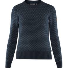 Fjällräven Övik Nordic Sweater Dame Navy XL